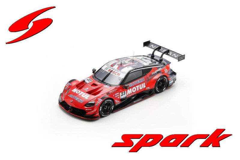 1:18 Spark - MOTUL AUTECH Z No.23 NISMO GT500 SUPER GT 2024 K. Chiyo - R. Quintarelli 1:18 Spark - MOTUL AUTECH Z No.23 NISMO GT500 SUPER GT 2024 K. Chiyo - R. Quintarelli