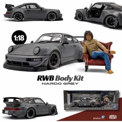 1:18 Solido - 2016 Porsche 911 964 RWB *With American Diorama Figure* 1:18 Solido - 2016 Porsche 911 964 RWB *With American Diorama Figure*