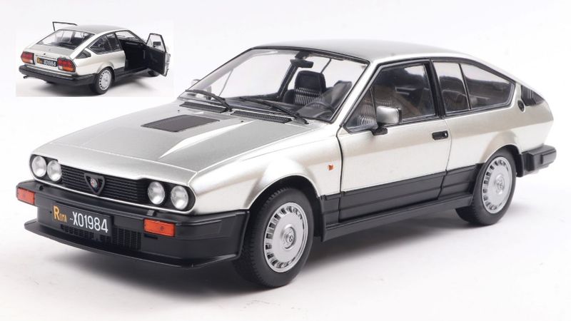 1:18 Solido - 1984 Alfa Romeo GTV6 Silver 1:18 Solido - 1984 Alfa Romeo GTV6 Silver