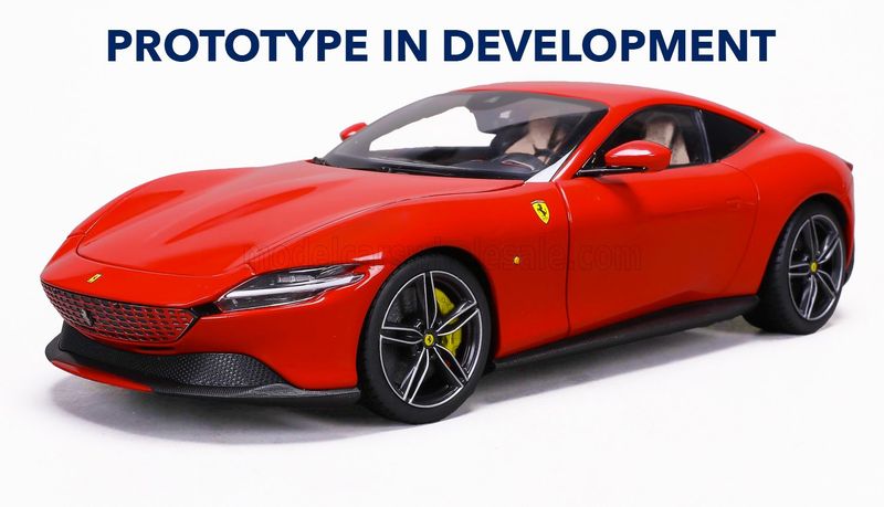 1:18 Polistil - 2019 Ferrari Roma Rosso Corsa 322 *Mit Vitrine* 1:18 Polistil - 2019 Ferrari Roma Rosso Corsa 322 *Mit Vitrine*