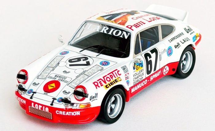 1:43 Trofeu - Porsche 911 Carrera RSR #67 24h Le Mans 1974 W. Vollery - E. Chapuis - R. Dorchy 1:43 Trofeu - Porsche 911 Carrera RSR #67 24h Le Mans 1974 W. Vollery - E. Chapuis - R. Dorchy