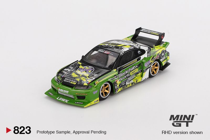 1:64 Mini GT - 2024 Nissan Silvia S15LB-Super Silhouette #555 V2 Formula Drift Japan 1:64 Mini GT - 2024 Nissan Silvia S15LB-Super Silhouette #555 V2 Formula Drift Japan