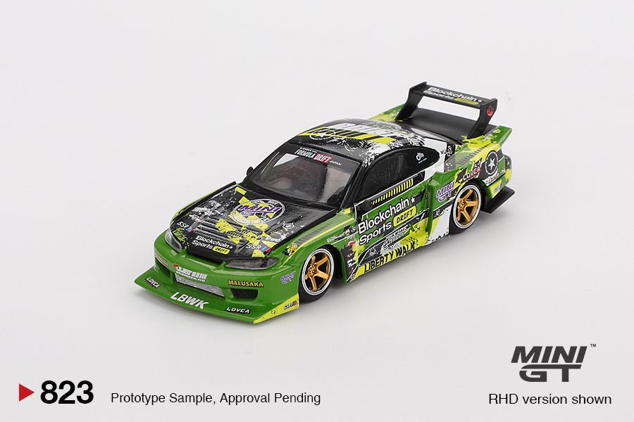 1:64 Mini GT - 2024 Nissan Silvia S15LB-Super Silhouette #555 V2 Formula Drift Japan *Blister packaging*