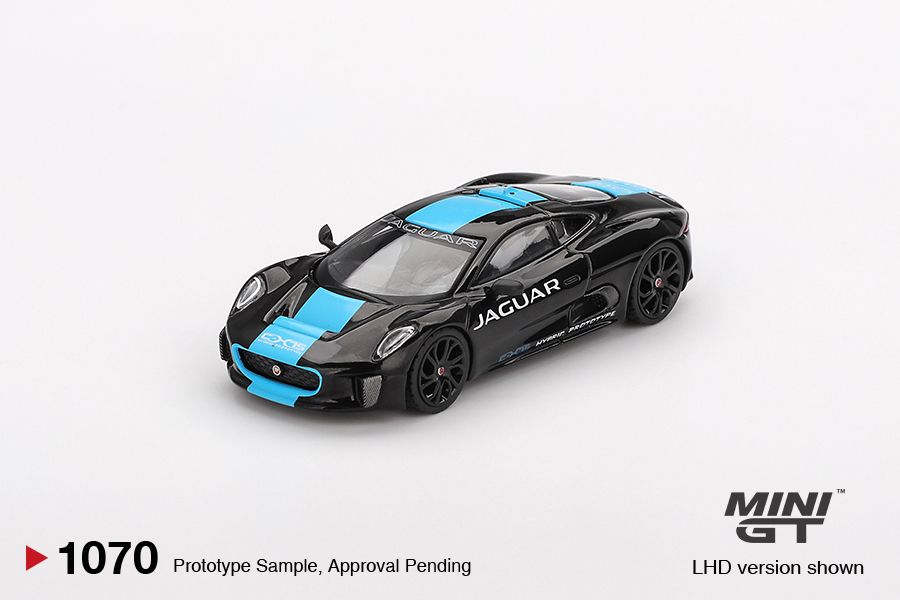 1:64 Mini GT - 2010 Jaguar C-X75, black *Blister packaging*