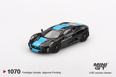 1:64 Mini GT - 2010 Jaguar C-X75, black 1:64 Mini GT - 2010 Jaguar C-X75, black