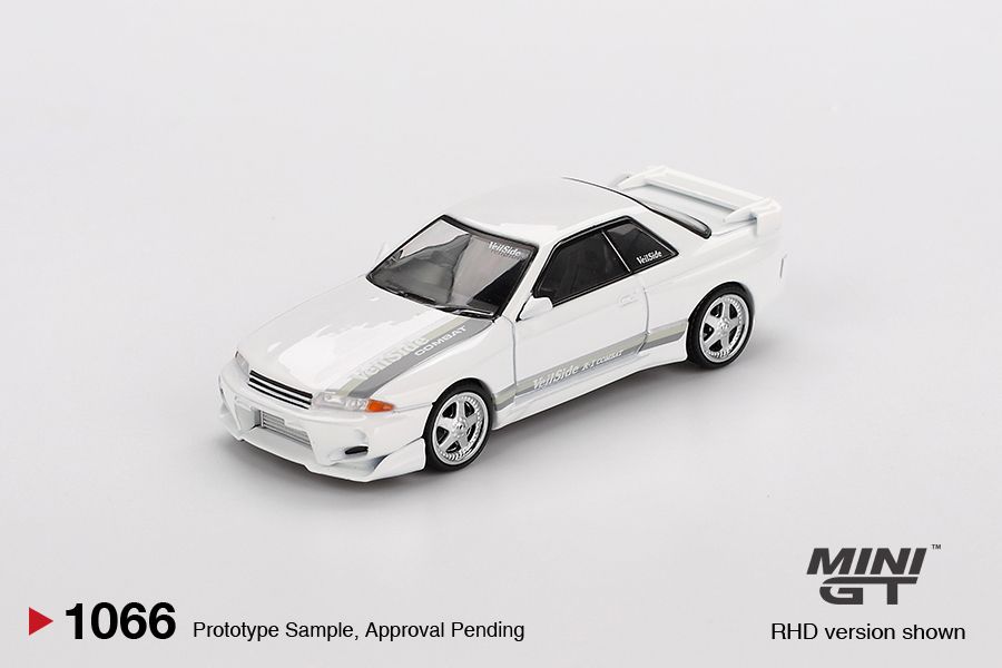 1:64 Mini GT - 2011 Nissan Skyline GT-R (R32) Veilside Combat C-I, white *Blister packaging*