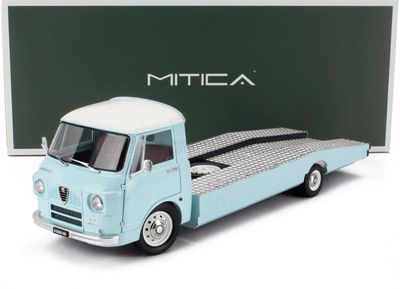 1:18 Mitica Diecast - 1967 Alfa Romeo A12 (F12) Autotransporter Blue *Without Red Car* 1:18 Mitica Diecast - 1967 Alfa Romeo A12 (F12) Autotransporter Blue *Without Red Car*