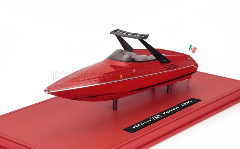 1:43 Kess Model - 1990 Riva Motorboot 32 Ferrari 2x V8 Engine 780cv (24cm²) Red 1:43 Kess Model - 1990 Riva Motorboot 32 Ferrari 2x V8 Engine 780cv (24cm²) Red