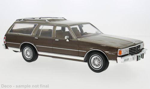1:18 MCG - 1985 Chevrolet Caprice Estate Wagon Beige Metallic