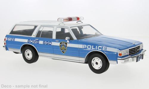 1:18 MCG - 1985 Chevrolet Caprice Estate Wagon NYPD