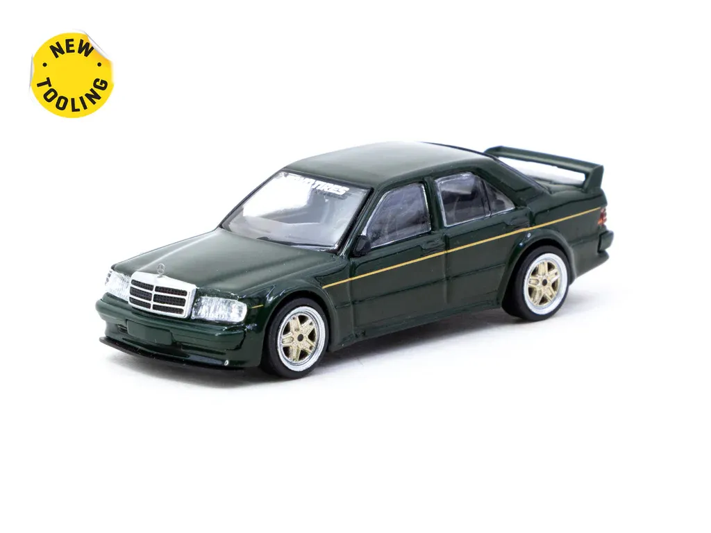 1:64 Tarmac - Mercedes Benz 190 E 2.5-16 EVO 1 *Toyo Tires*, black
