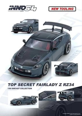 1:64 Inno64 - Top Secret Fairlady Z (RX34), stealth grey 1:64 Inno64 - Top Secret Fairlady Z (RX34), stealth grey