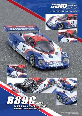 1:64 Inno64 - 1989 R89C Le Mans #23 Masahiro Hasemi/Kazuyoshi Hoshino/Toshio Suzuki