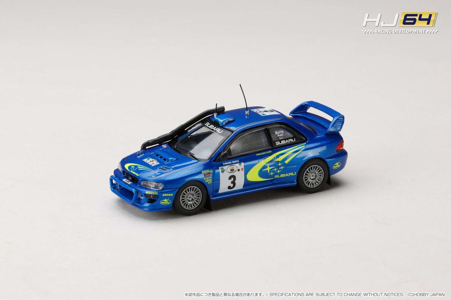 1:64 Hobby Japan - 2000 Subaru Impreza WRC #3 Safari