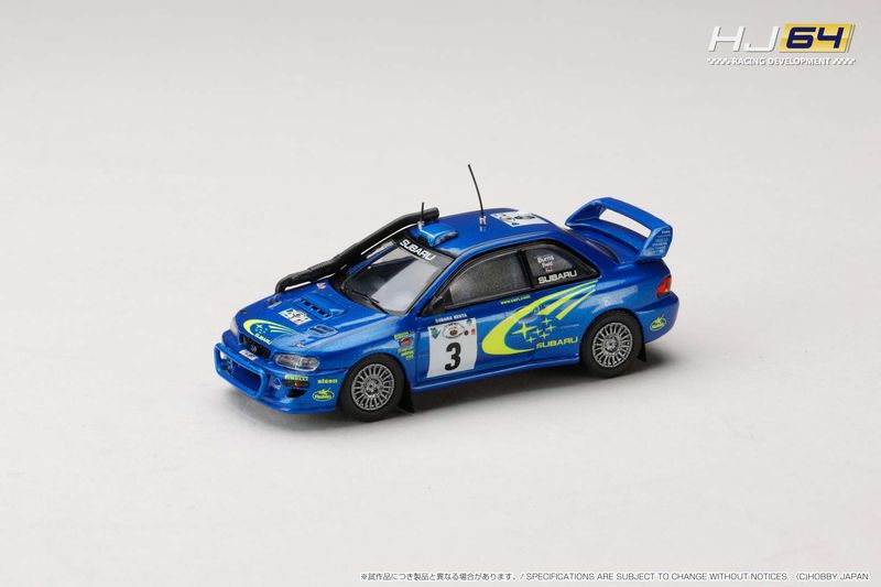 1:64 Hobby Japan - 2000 Subaru Impreza WRC #3 Safari 1:64 Hobby Japan - 2000 Subaru Impreza WRC #3 Safari
