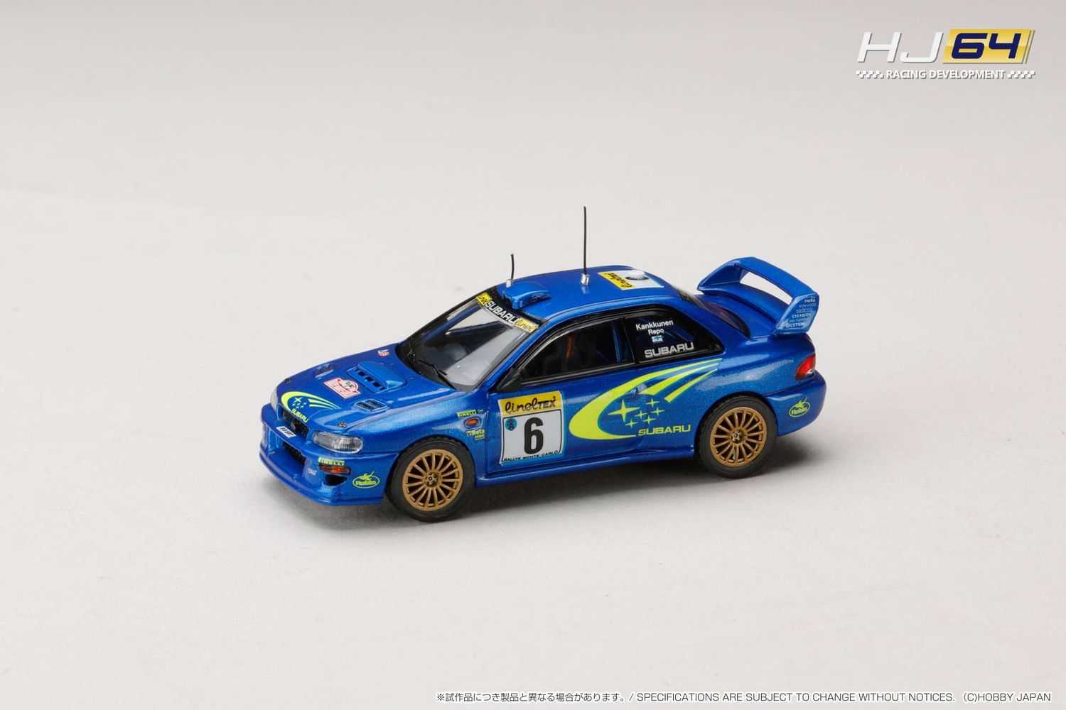 1:64 Hobby Japan - 1999 Subaru Impreza WRC #6 Monte Carlo