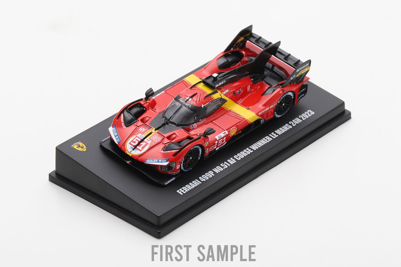 1:64 Looksmart - Ferrari 499P No.51 Ferrari AF Corse Winner Le Mans 24H 2023 A. Pier Guidi – J. Calado – A. Giovinazzi