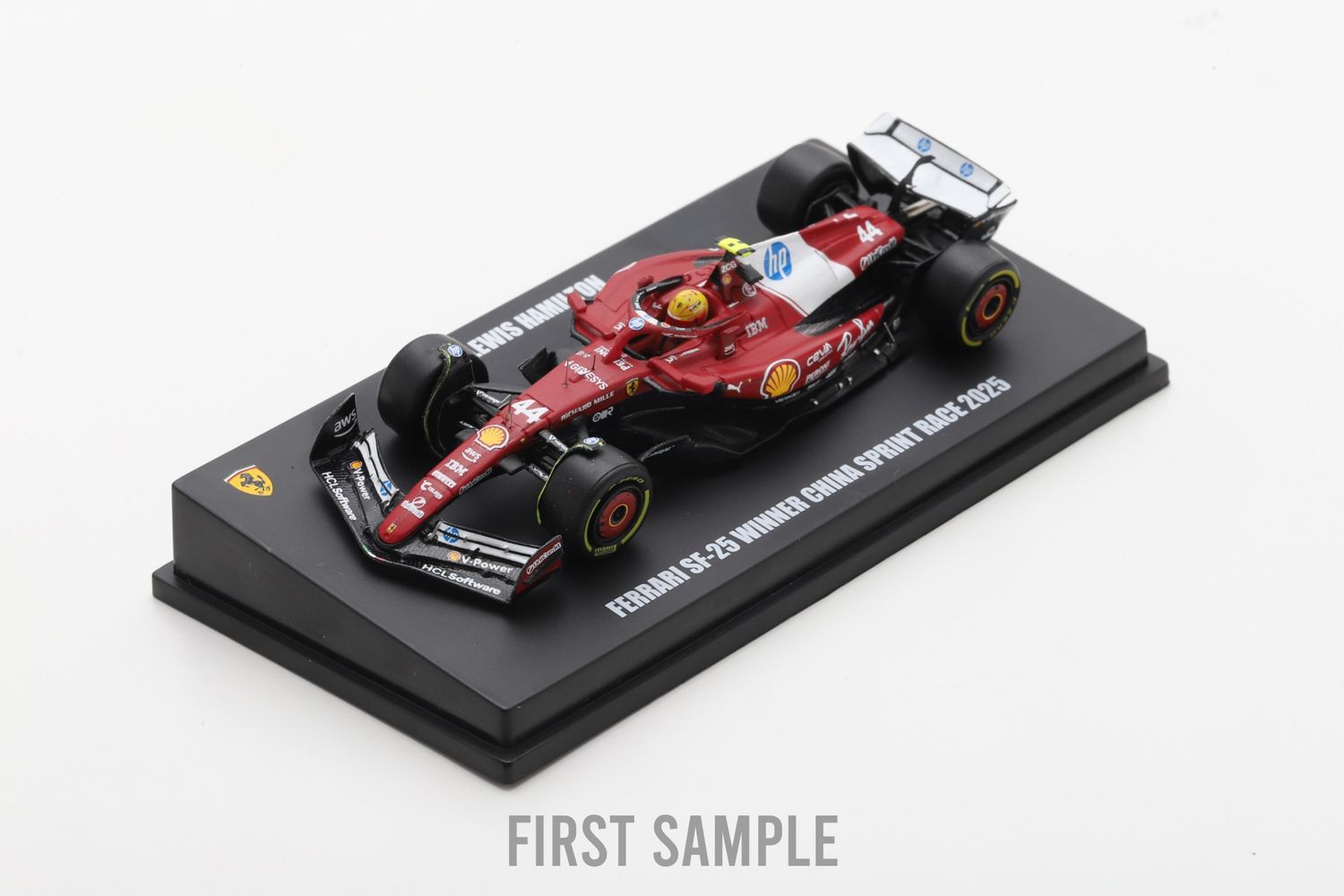 1:64 Looksmart - Scuderia Ferrari SF-25 Winner China Sprint Race 2025 Lewis Hamilton