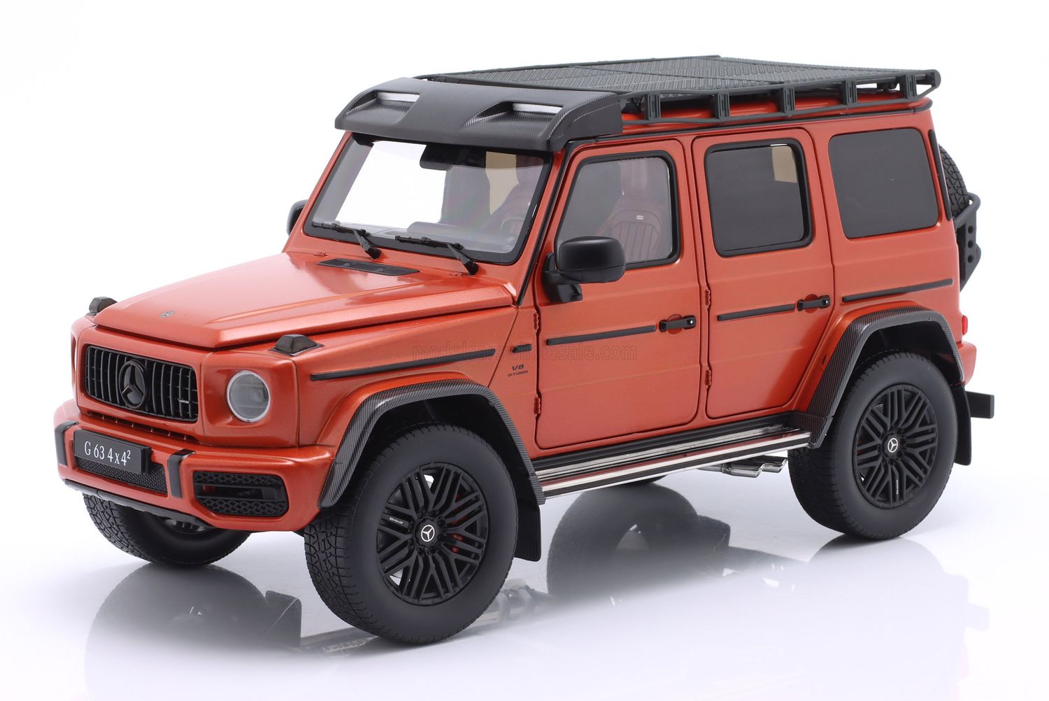 1:18 iScale - 2022 Mercedes G-Klasse G63 AMG V8 BiTurbo 4x4 (W463) Copper Metallic