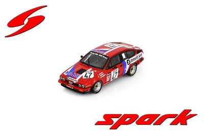 1:43 Spark - Alfa Romeo GTV 6 No.47 24H Spa 1982 R. Van Hove - D. Snobeck - D. van Mieghem 1:43 Spark - Alfa Romeo GTV 6 No.47 24H Spa 1982 R. Van Hove - D. Snobeck - D. van Mieghem