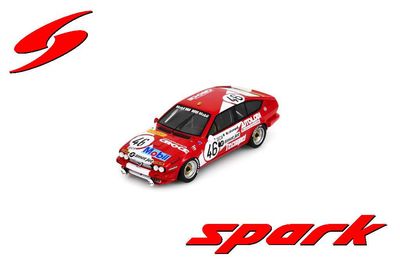 1:43 Spark - Alfa Romeo GTV 6 No.46 14th 24H Spa 1982 R. Drovandi - V. Ciardi - R. Croce 1:43 Spark - Alfa Romeo GTV 6 No.46 14th 24H Spa 1982 R. Drovandi - V. Ciardi - R. Croce
