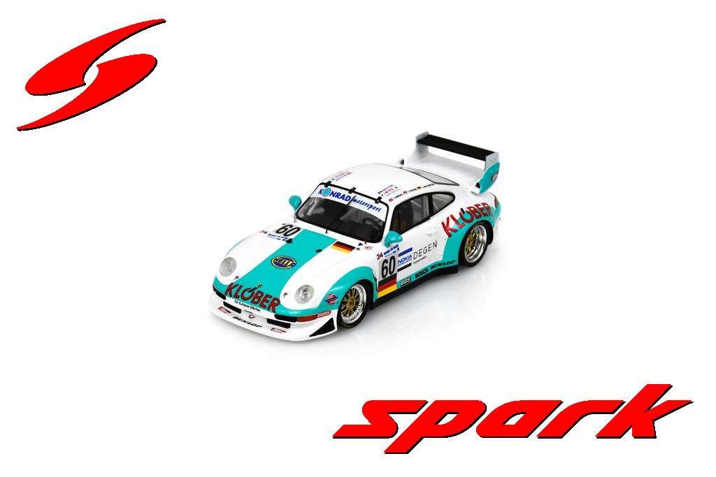 1:43 Spark - Porsche 911 GT2 No.60 24H Le Mans 2000 J-V. Gartzen - C. Slater - T. Kendall