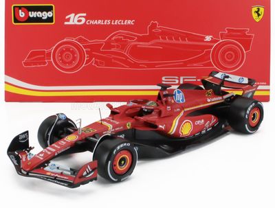 1:18 Bburago - Ferrari F1 SF-24 Team Scuderia Ferrari #16 Winner Italy Monza GP 2024 C. Leclerc *Carmodel Exclusiv* *Mit Vitrine* 1:18 Bburago - Ferrari F1 SF-24 Team Scuderia Ferrari #16 Winner Italy Monza GP 2024 C. Leclerc *Carmodel Exclusiv* *Mit Vitrine*