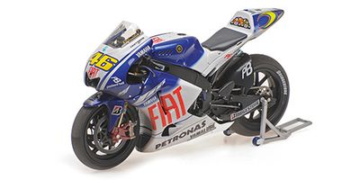 1:12 Minichamps - YAMAHA YZR-M1 – TEAM FIAT YAMAHA – VALENTINO ROSSI – WORLD CHAMPION MOTOGP 2009 – DIRTY VERSION 1:12 Minichamps - YAMAHA YZR-M1 – TEAM FIAT YAMAHA – VALENTINO ROSSI – WORLD CHAMPION MOTOGP 2009 – DIRTY VERSION