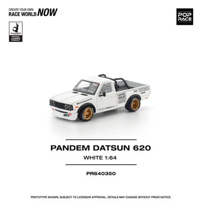 1:64 Pop Race Limited - Pandem Datsun 620, white 1:64 Pop Race Limited - Pandem Datsun 620, white