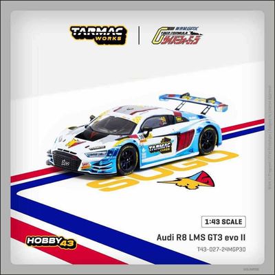 1:43 Tarmac - 2024 Audi R8 LMS GT3 EVO II,#30 James Yu, Macau GT Cup FIA GT World Cup 2024 Uno Racing