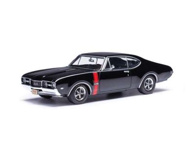 1:43 Ixo USA - 1968 Oldsmobile 442 W-30, Ebony black with red stripes 1:43 Ixo USA - 1968 Oldsmobile 442 W-30, Ebony black with red stripes