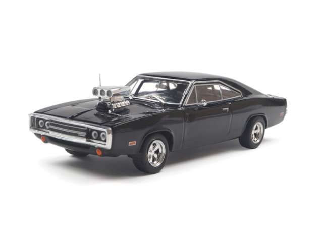 1:43 Ixo USA - 1970 Dodge Charger with Blown Engine, black
