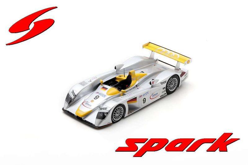 1:18 Spark - Audi R8 No.9 2nd Le Mans 24H 2000 S. Ortelli - A. McNish - L. Aïello 1:18 Spark - Audi R8 No.9 2nd Le Mans 24H 2000 S. Ortelli - A. McNish - L. Aïello