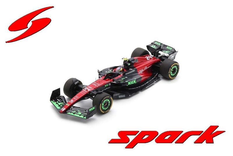 1:18 Spark - Alfa Romeo F1 Team KICK C43 No.24 Alfa Romeo F1 Team ORLEN Belgian GP 2023 Zhou Guanyu 1:18 Spark - Alfa Romeo F1 Team KICK C43 No.24 Alfa Romeo F1 Team ORLEN Belgian GP 2023 Zhou Guanyu