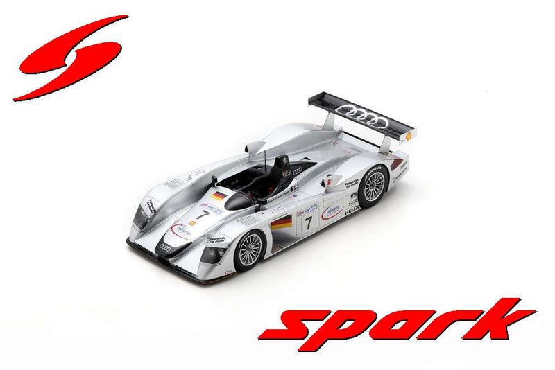 1:18 Spark - Audi R8 No.7 3rd Le Mans 24H 2000 M. Alboreto - R. Capello - C. Abt 1:18 Spark - Audi R8 No.7 3rd Le Mans 24H 2000 M. Alboreto - R. Capello - C. Abt