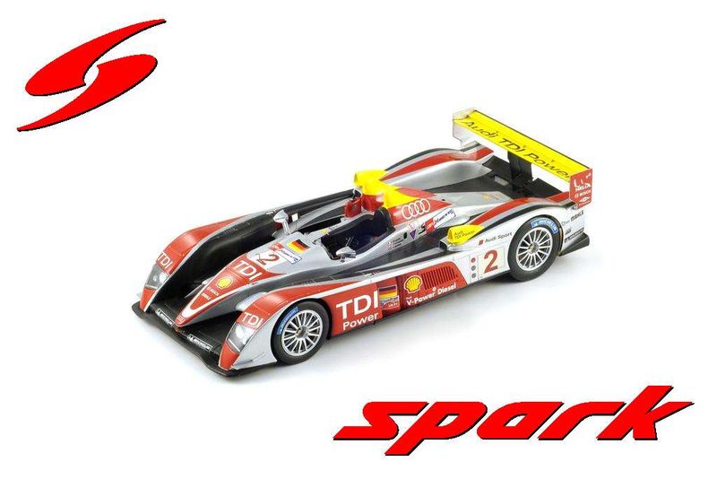 1:18 Spark - Audi R10 TDI No.2 Winner 24H Le Mans 2008 A. McNish - R. Capello - T. Kristensen 1:18 Spark - Audi R10 TDI No.2 Winner 24H Le Mans 2008 A. McNish - R. Capello - T. Kristensen