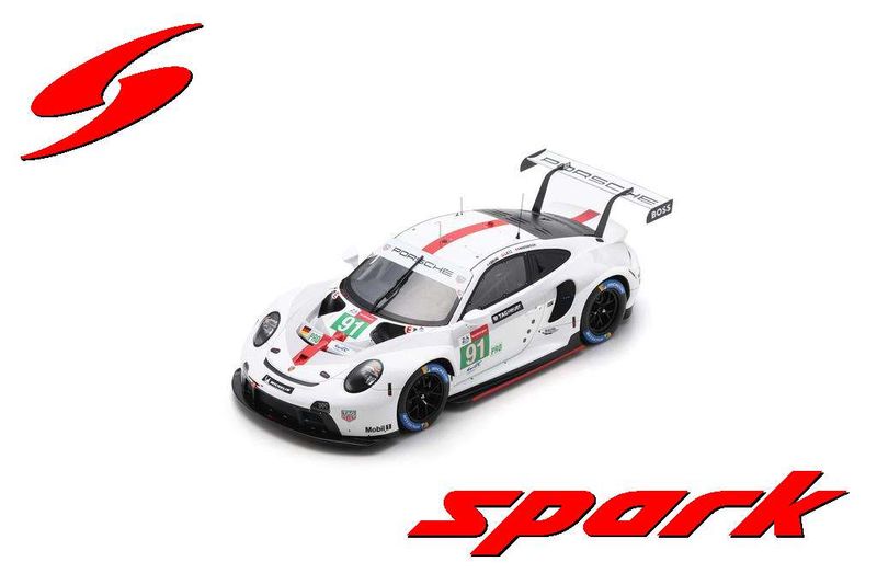 1:18 Spark - Porsche 911 RSR-19 No.91 Porsche GT Team 24H Le Mans 2021 G. Bruni - R. Lietz - F. Makowiecki 1:18 Spark - Porsche 911 RSR-19 No.91 Porsche GT Team 24H Le Mans 2021 G. Bruni - R. Lietz - F. Makowiecki