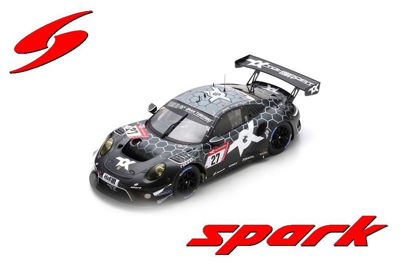 1:18 Spark - Porsche 911 GT3 R No.27 Toksport WRT 24H Nürburgring 2022 J. Andlauer - M. Campbell - M. Jaminet