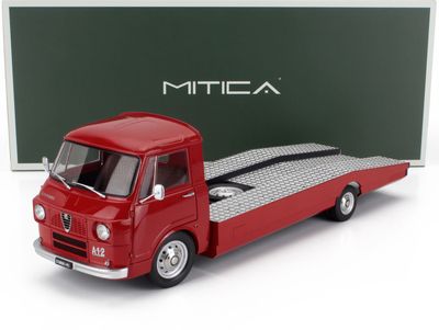 1:18 Mitica Diecast - 1967 Alfa Romeo A12 (F12) Autotransporter Red 1:18 Mitica Diecast - 1967 Alfa Romeo A12 (F12) Autotransporter Red