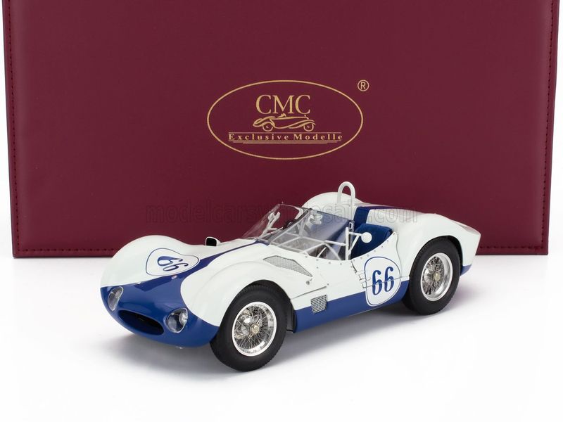 1:18 CMC - Maserati Tipo 61 “Birdcage”, #66, Winner SCCA Continental Divide Race Juni 1960, Jim Hall 1:18 CMC - Maserati Tipo 61 “Birdcage”, #66, Winner SCCA Continental Divide Race Juni 1960, Jim Hall