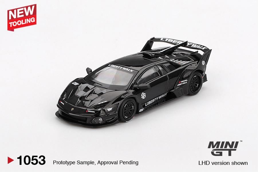 1:64 Mini GT - 2024 Lamborghini Murcielago GT EVO LB-Silhoutte, black