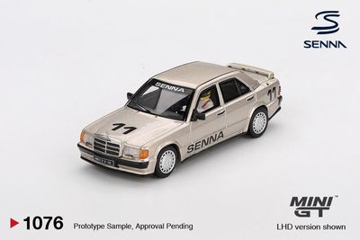 1:64 Mini GT - 1984 Mercedes-Benz 190E 2.3-16 #11 Ayrton Senna with Figure Race of Champions *Blister packaging* 1:64 Mini GT - 1984 Mercedes-Benz 190E 2.3-16 #11 Ayrton Senna with Figure Race of Champions *Blister packaging*