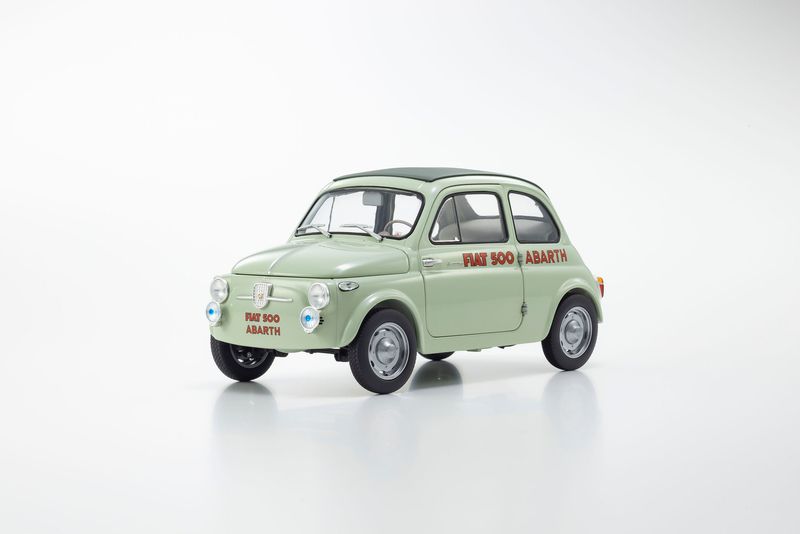 1:18 Kyosho - Fiat Nuova 500 Elaborazione Abarth Record -Green Clear-