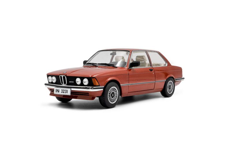 1:18 Solido - BMW E21 323I kastanien rot met.