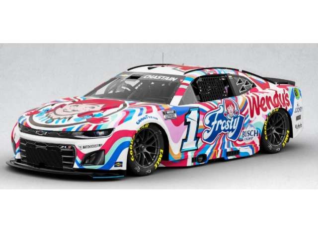 1:24 Action Racing Collectibles - 2025 Chevrolet #1 Ross Chastain *Wendy`s Frosty*