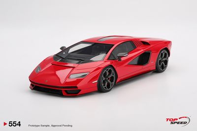 1:18 TSM - 2023 Lamborghini Countach LPI 800-4 Rosso Mars, red 1:18 TSM - 2023 Lamborghini Countach LPI 800-4 Rosso Mars, red
