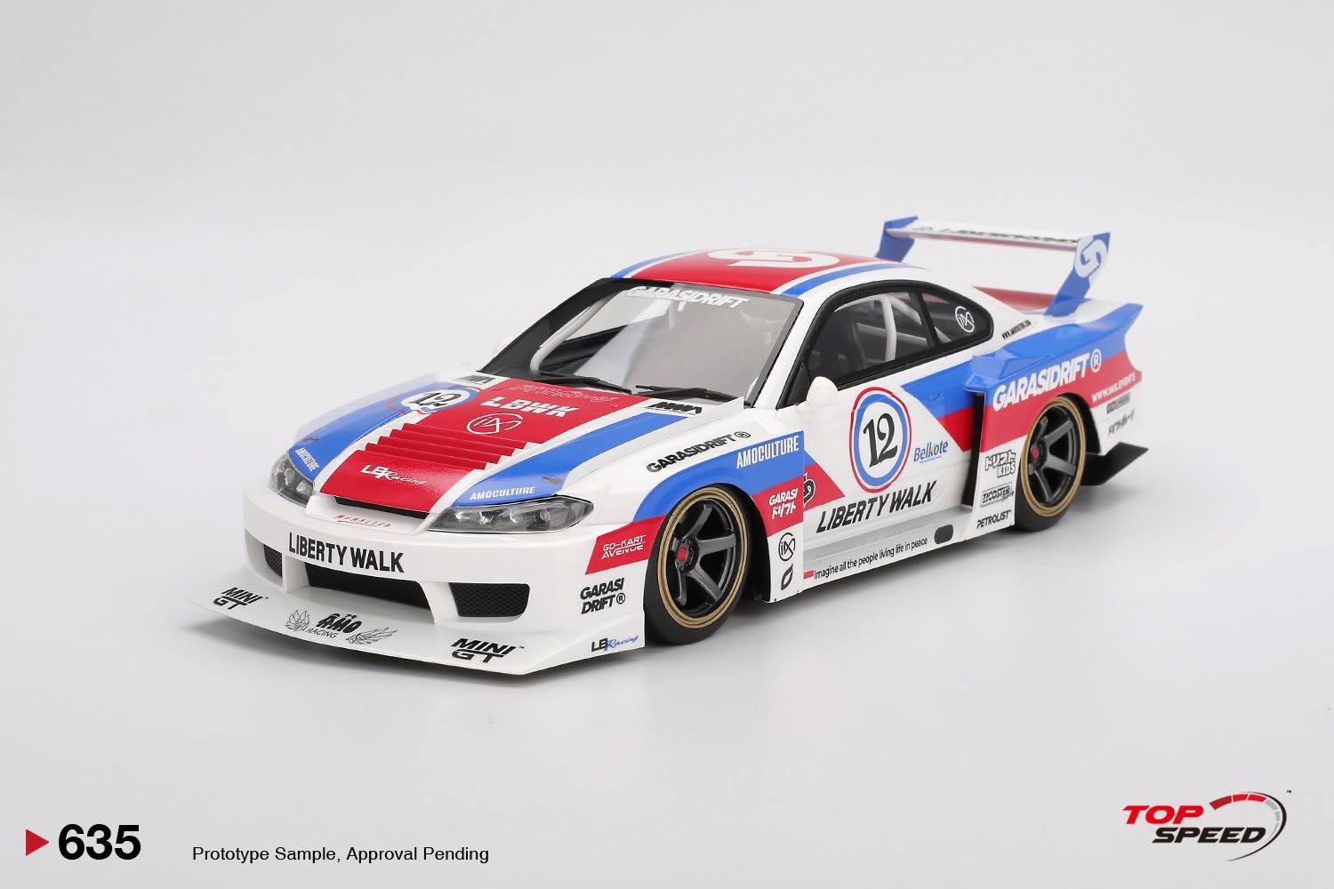 1:18 TSM - 2025 Nissan Silvia S15 Super Silhouette Garasidrift X LBWK