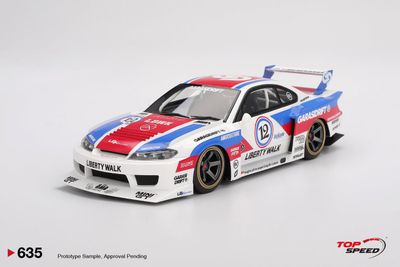 1:18 TSM - 2025 Nissan Silvia S15 Super Silhouette Garasidrift X LBWK 1:18 TSM - 2025 Nissan Silvia S15 Super Silhouette Garasidrift X LBWK