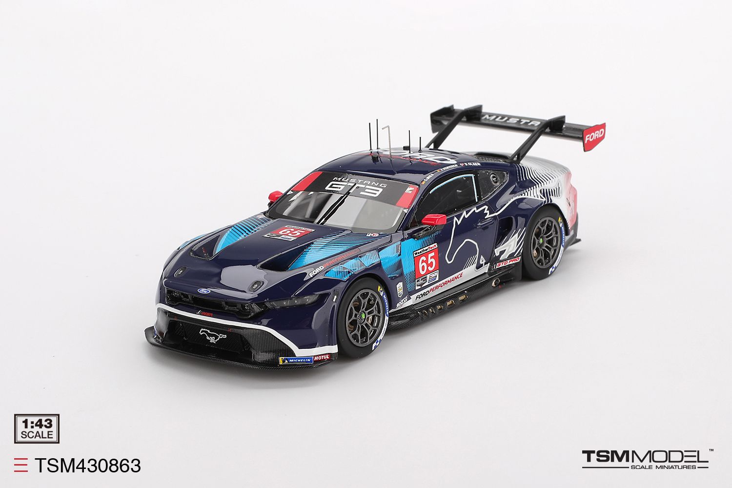 1:43 TSM - 2025 Ford Mustang GT3 #65 Ford Multimatic Motorsports Daytona 24 hrs