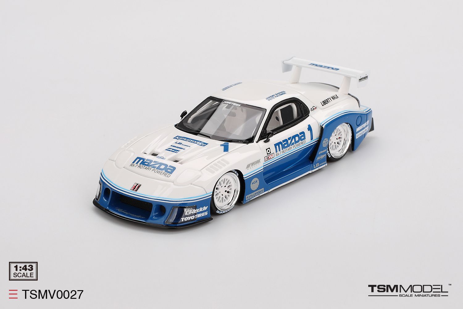1:43 TSM - 2025 Mazda RX7 (FD3S) LB-Super Silhouette ISMA